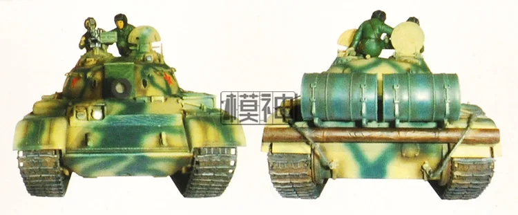Модель модернизированной танковой электромобили китайского типа 1: 35 59 Сборная