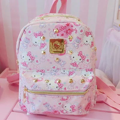 Cartoon Pink My Melody Hello Kitty Duffy Stellalou Backpacks Girls Bags ...