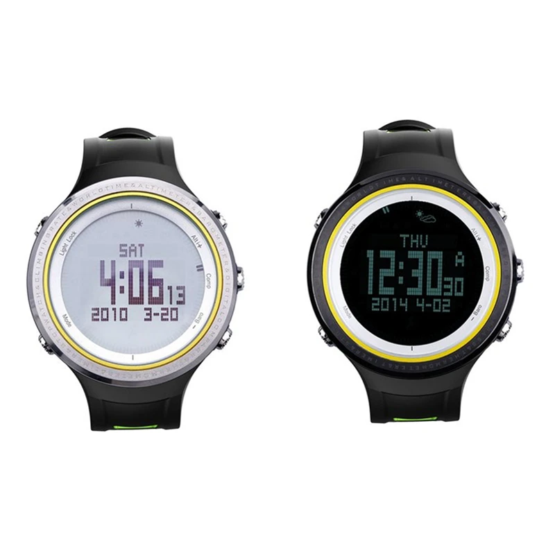 

SUNROAD Waterproof Backlit Multifunctional Men Woman Weather Forcast Pedometer Stopwatch Outdoor Sports Wrist Watch