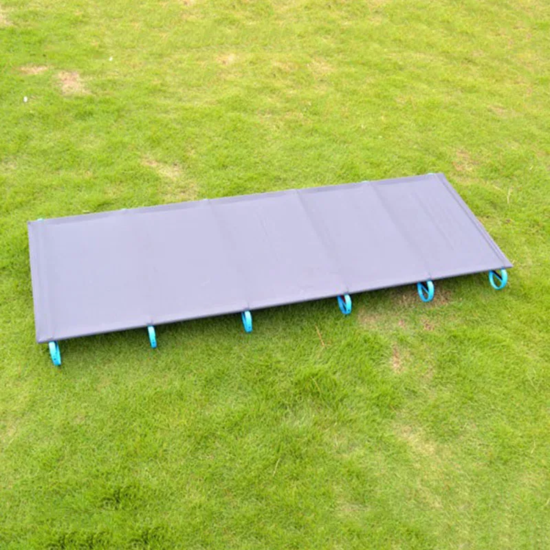 

Outdoor Camping Mat Portable Ultra-Light Aluminum Folding Bed Multi-Function Rest Bed Travel Mountain Climbing Solid Folding B