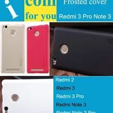 1xScreen пленка+ Nillkin жесткая Защитная крышка чехол для Xiaomi Redmi Примечание 4X Redmi 3 Pro 3s 4A Матированный защитный корпус Note4X 2