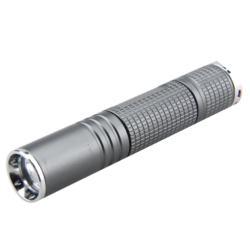 Серый титана цвет мини портативный фонарь Q5 500 лм 3 режима светодиодный фонарик для батареи АА - Испускаемый цвет: Белый