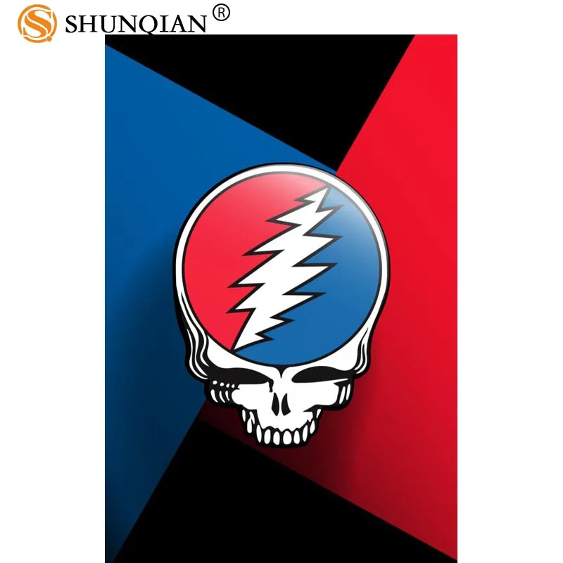 Grateful Dead Canvas Poster Home Decor Custom Cloth Posters 20X30cm 27X40cm 30X45cm Best Gift DIY Fabric | Дом и сад