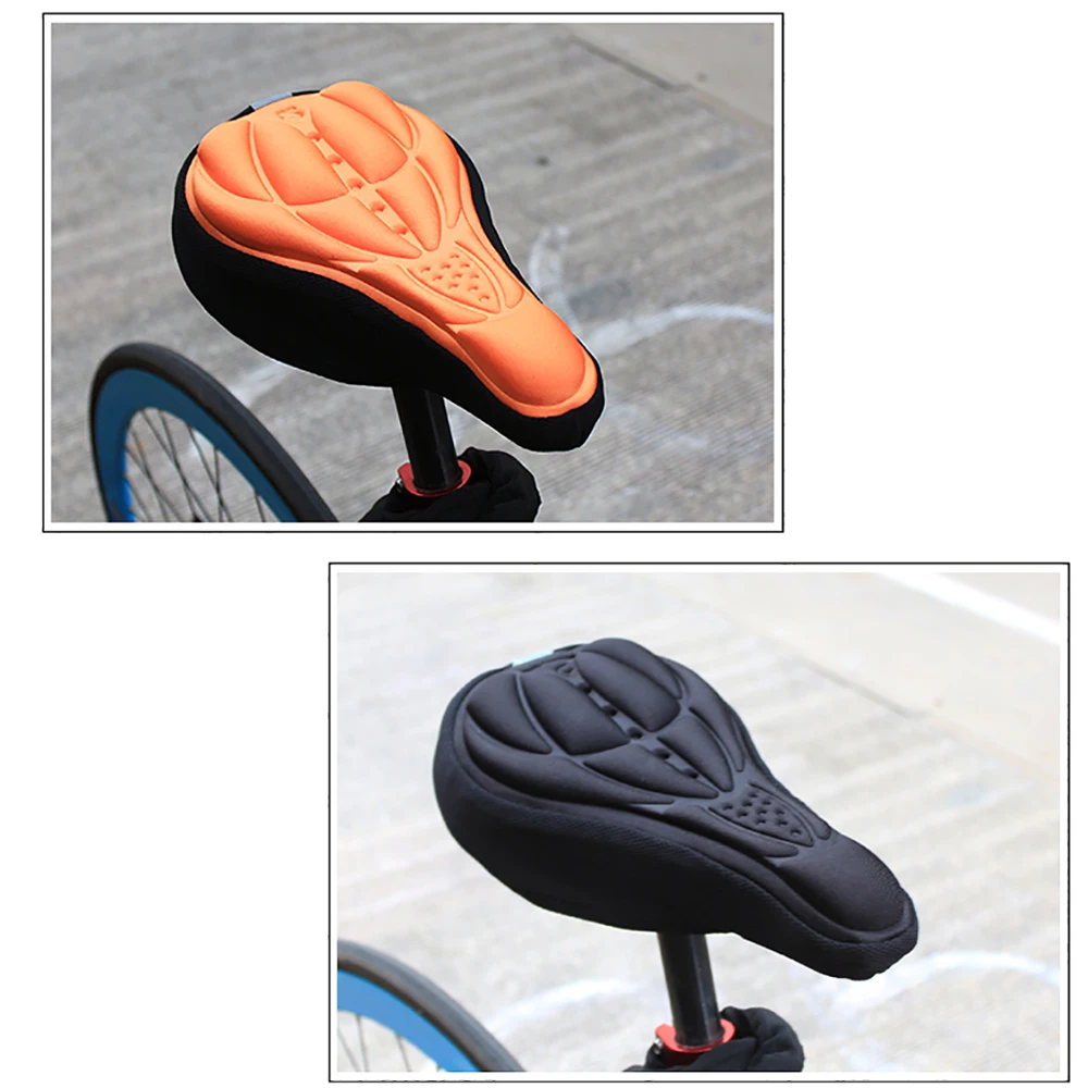 Bicycle Saddle 3D Soft Seat Cover Gel Silicone Cushion Cycling for Bike Ultralight Saddle Extra Comfort Ultra Soft Foam cover bicycle saddle,bicycle saddle cover,bicycle seat cover,bicycle seat cushion,bike riding cushion