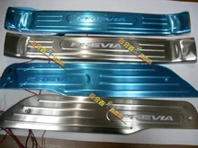 Car styling High-quality stainless steel LED Scuff Plate/Door Sill for 2006-2014 Toyota PREVIA