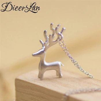 

Lovely Deer 925 Sterling Silver Necklaces Pendant For Women Fashion sterling-silver-jewelry