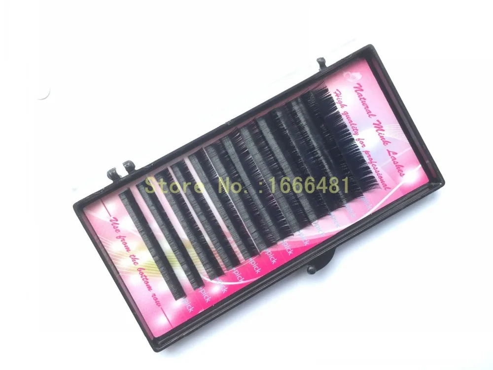 

5 Packs C D Curl Ellipse Flat Lashes Synthetick Hairs Mixed Length Can Do OEM
