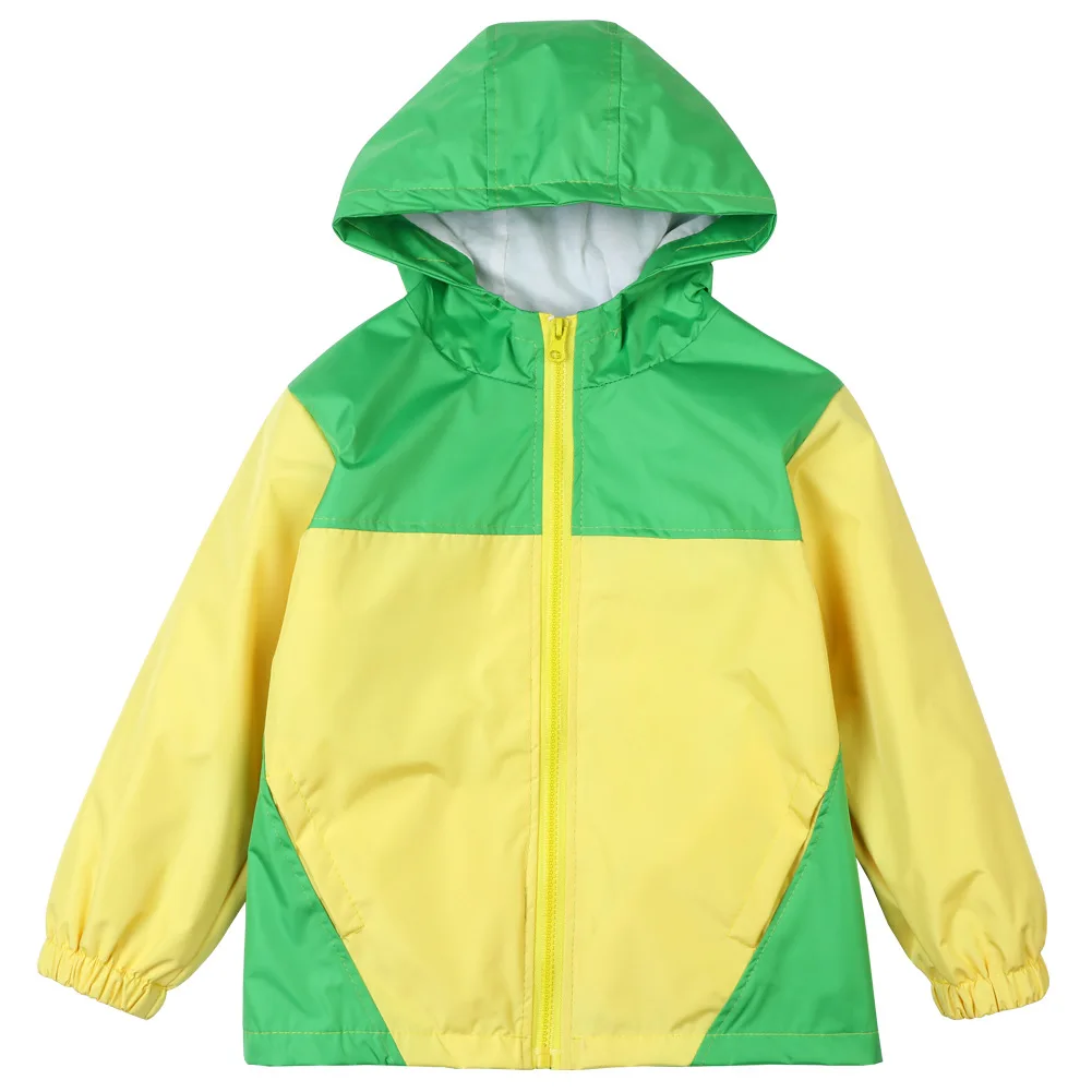 

C257 Children's clothes spring and autumn children's outdoor emergency Hooded Zipper Coat waterproof and wind-proof Jacket