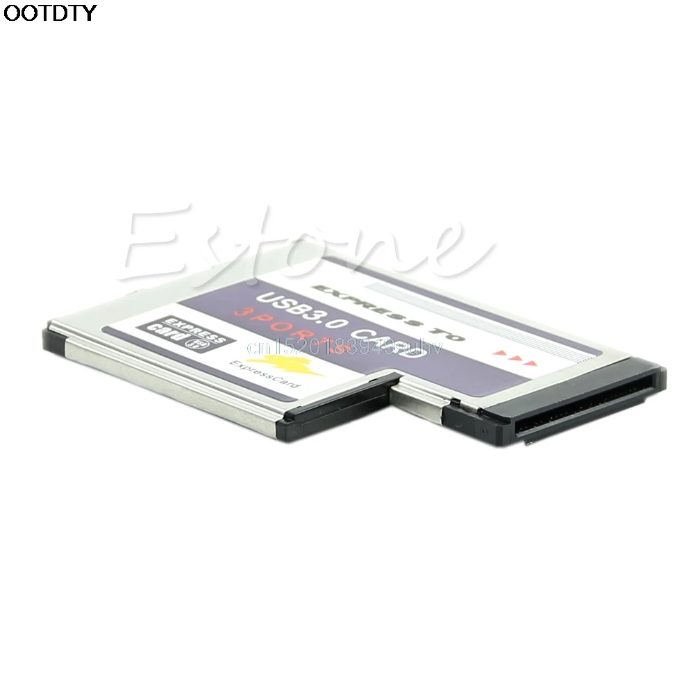 54 мм Экспресс-карта 3 порта USB 3,0 адаптер Expresscard для ноутбука FL1100 чип