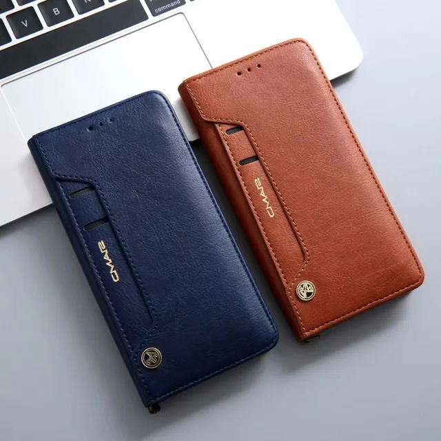 Best Price  Luxury PU Wallet Flip Case For Huawei P20 Pro Case Leather Magnetic Silicone Cover With Credit Card For Huawei P20 Pro Cover 