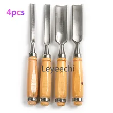 4 шт./лот 45# Сталь 6/12/18/24 мм 240 мм выдавливать комплект долото для резьбы по дереву инструмент режущей кромки Ширина ручная работа для столярных работ инструменты