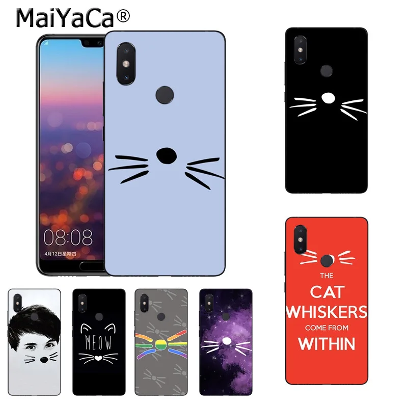 

MaiYaCa DAN AND PHIL CAT WHISKERS Beautiful Phone Accessories Case for xiaomi mi 8 se 6 note2 note3 redmi 5 plus note4 5 Cover