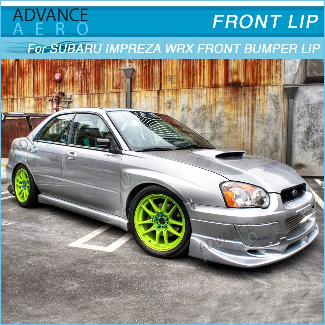For 04 05 Subaru Impreza Wrx Pu C West Style Front Bumper Lip Spoiler Body Kits Kit Chevrolet Bumper Dodgekit Xbox360 Aliexpress
