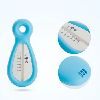 

1pc Water Thermometer Baby Bathing Water Drop Shape Temperature Infants Toddler Shower Plastic Tub Water Sensor Thermometer