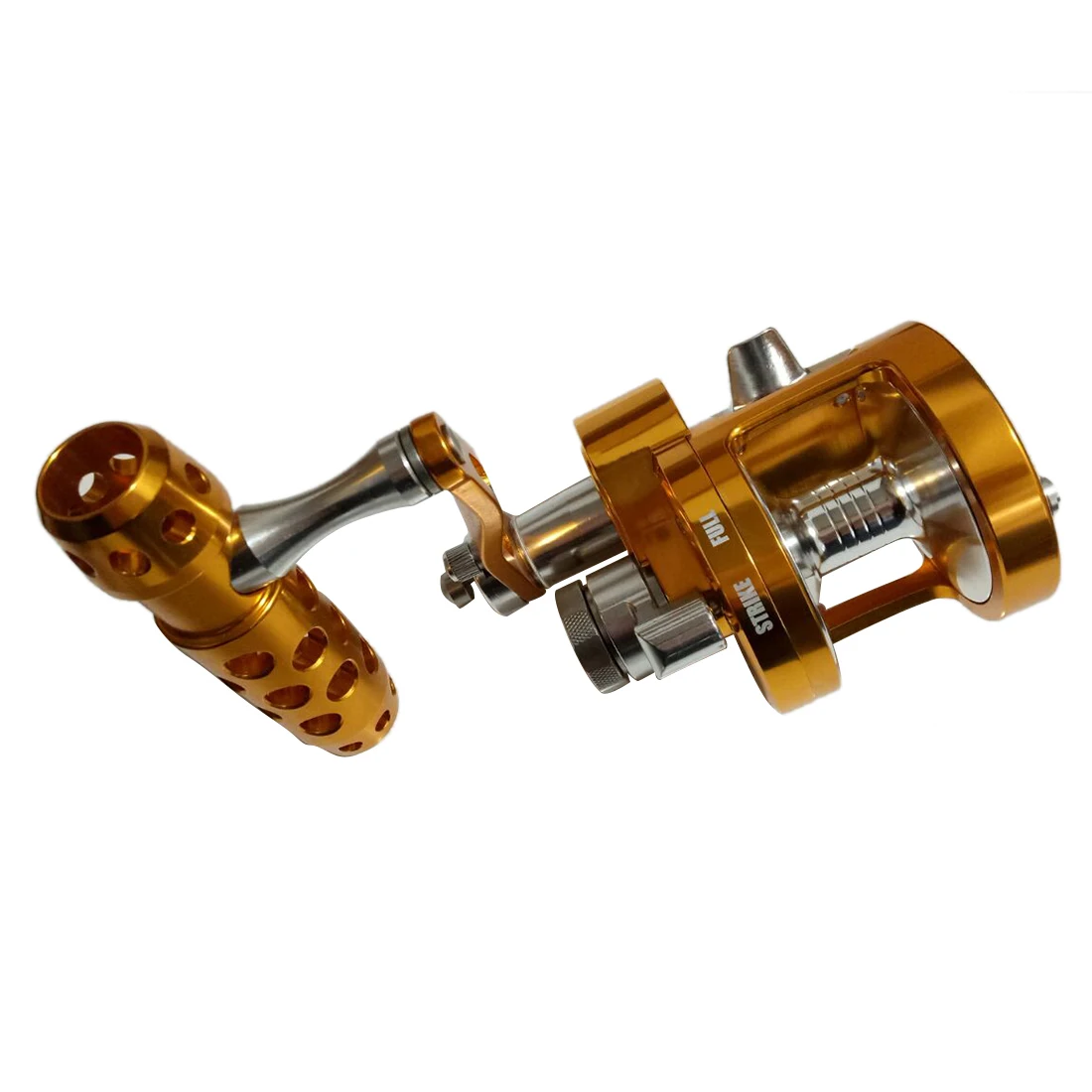 

Full Metal Jigging Reel 2 Speed 4.5:1/2.1:1 Trolling Fishing Reel 30Kgs Power Drag Deep Sea Saltwater Boat Reel Left