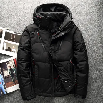 

2019 High Quality 90% White Duck Thick Jacket men coat Snow parkas male Warm Brand Clothing winter Jacket Outerwear