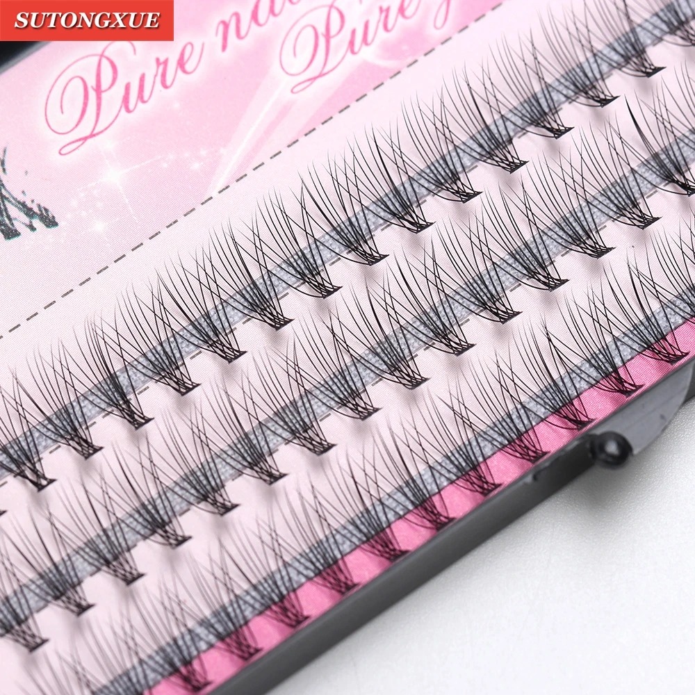 

Fashion 60pcs Professional Makeup Individual Cluster Eye Lashes Grafting Fake False Eyelashes Free Shipping