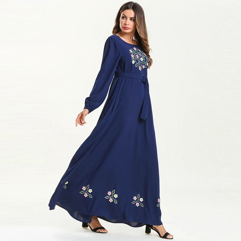 Кафтан абайя халат Дубай исламский хиджаб мусульманское платье Абая для женщин джилбаб кафтан Elbise Giyim Рамадан турецкая исламская одежда