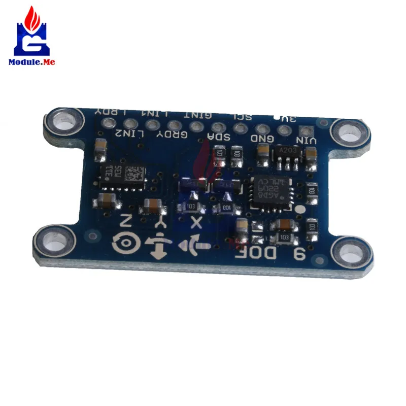 9 Axis IMU L3GD20 LSM303D модуль 9DOF компас ускорение цифровой гироскоп сенсор для Arduino 3-5 в IIC/SPI протокол DIY KIT