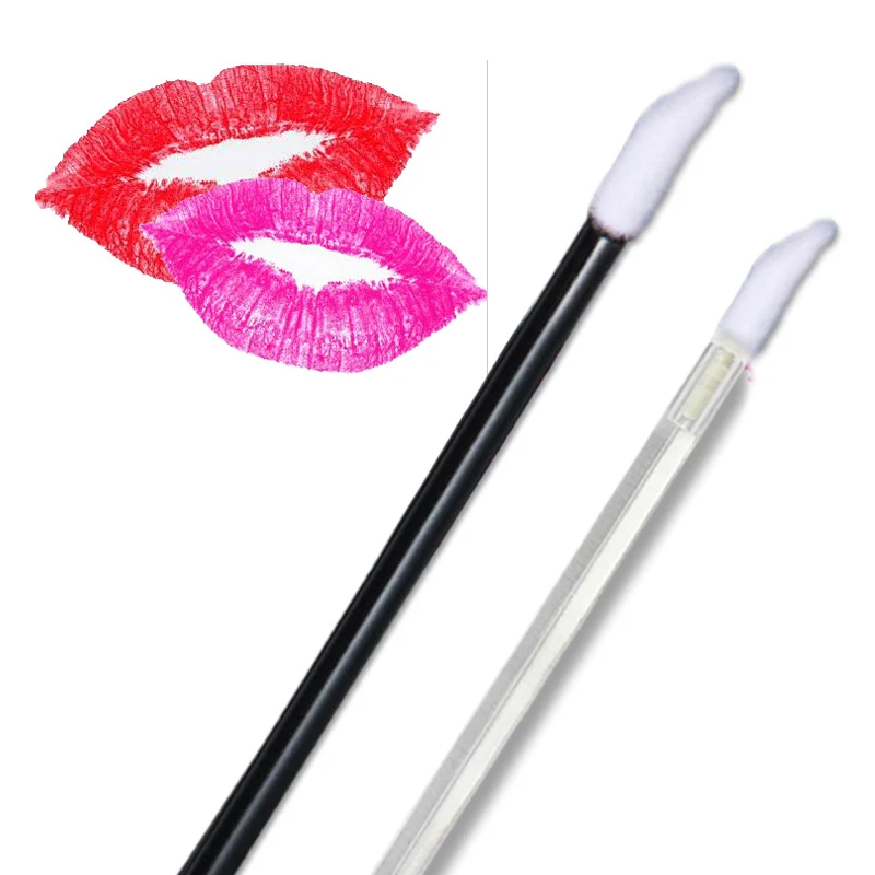 

100 Pcs Disposable Lipstick Lip Brush Gloss Wands Applicator Makeup Cosmetic Tool Beauty HB88