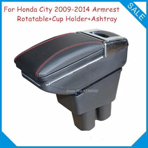 FREE SHIPPING CAR ARMREST FOR HONDA CITY 2009 2014 Car