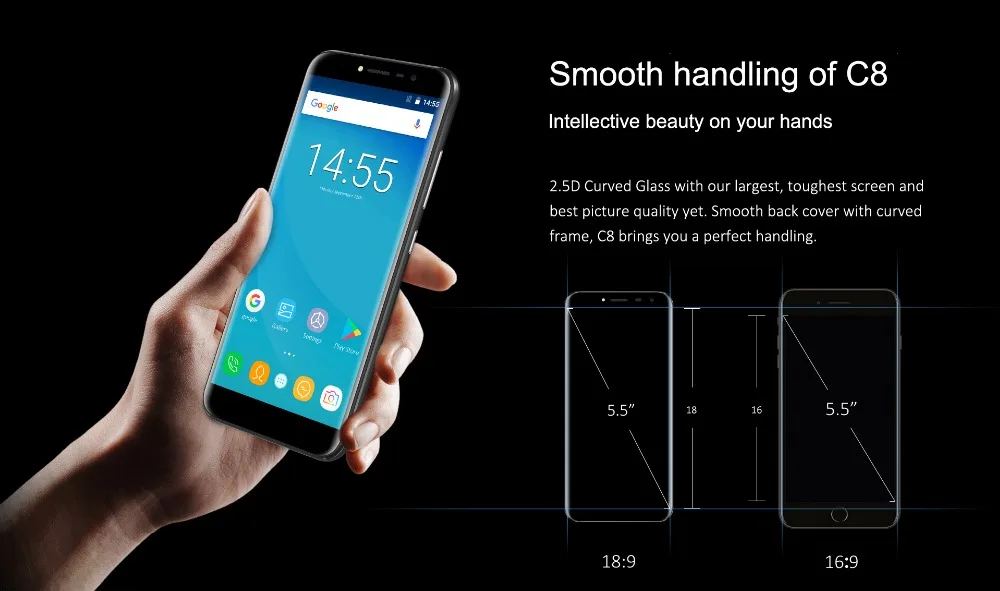 oukitel c8 Smartphone (8)
