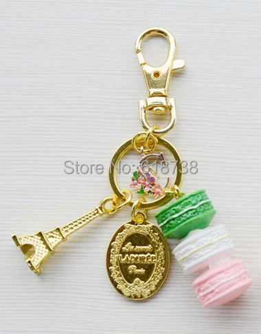 2015 New Macaroon keychain with C letters.jpg