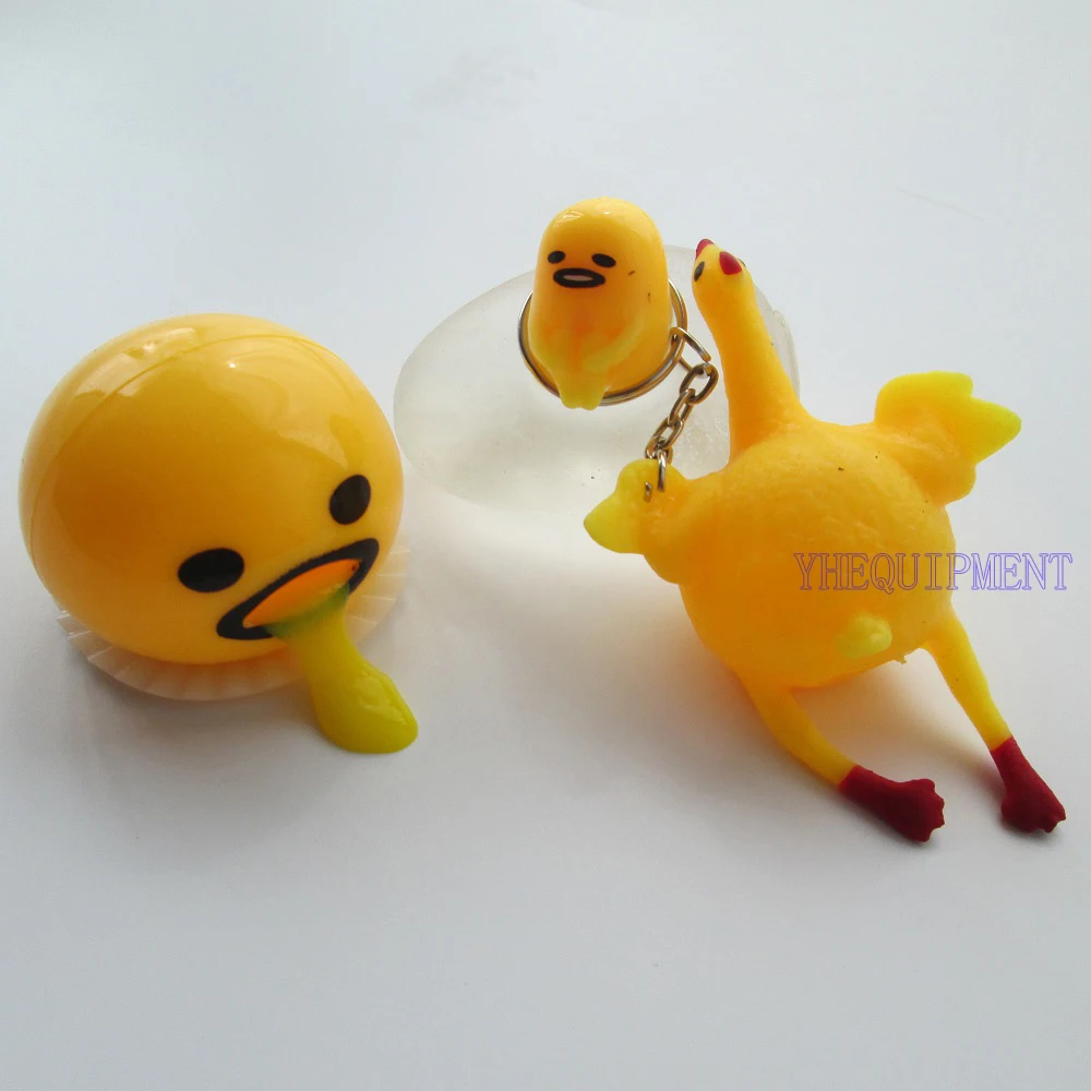 Развлечение смех игрушки Смешные ленивые Gudetama рвота яйцо антистресс новинка для