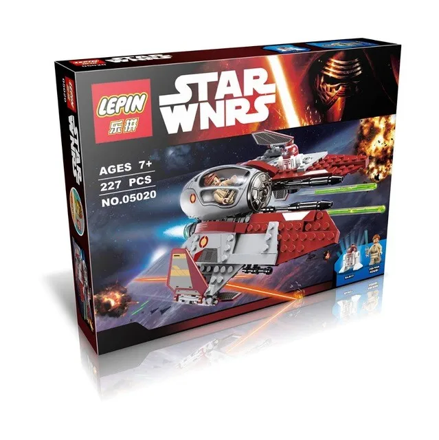 

LEPIN 05020 Star Wars Obiwan's Jedi interceptor Micro Fighters Building Bicks Blocks kid Toys 10575