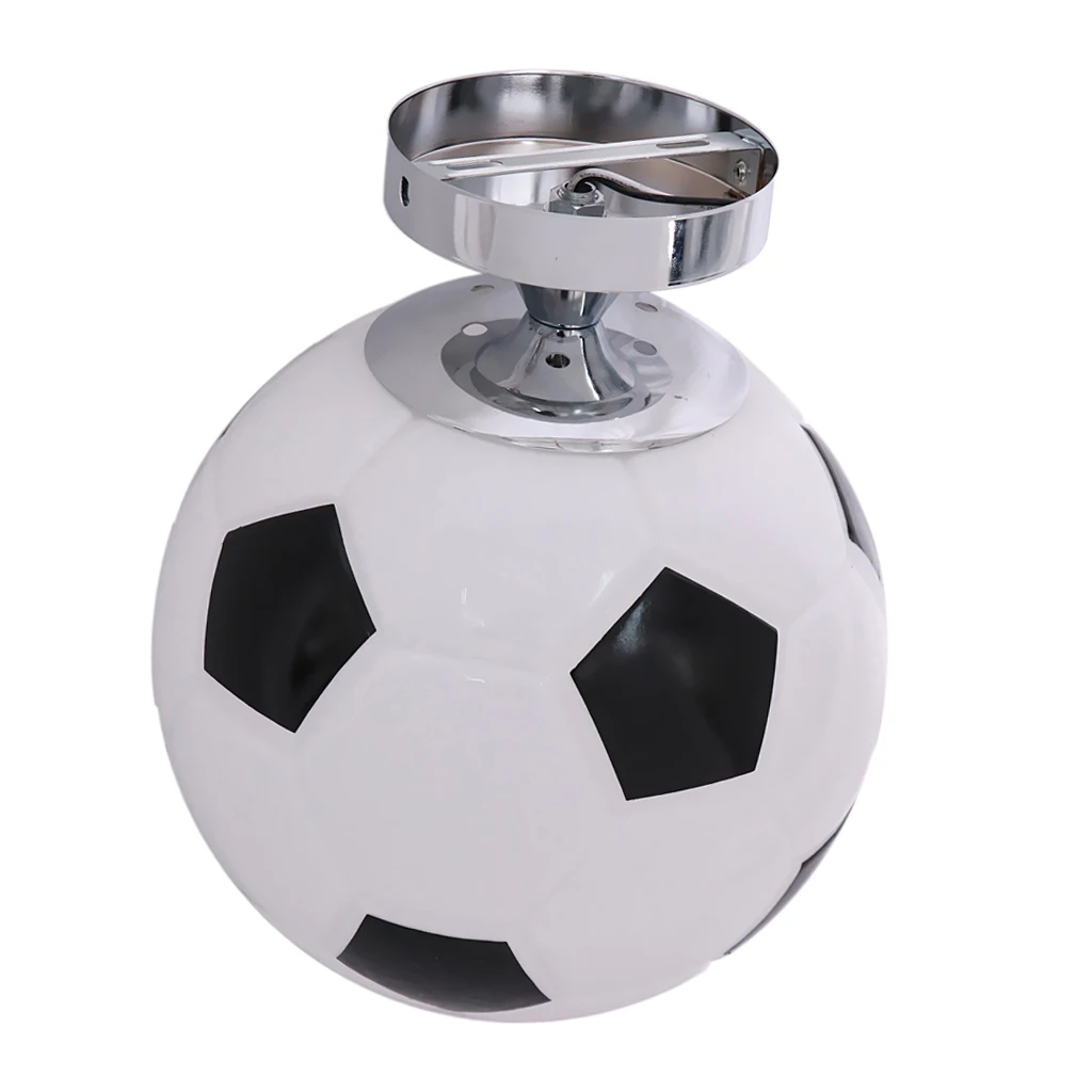 Glass Footaball Soccer Ceiling Lamp Flush Mount Pendant Light Shade Chandelier Fitting LED Bulb/Energy Saving Lamp/Incandescent