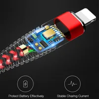 כבל נתונים כבל USB עבור iPhone כבל -ים מקס XR X 8 7 6 פלוס 6s 5 s plus iPad Mini טעינה מהירה כבלי נתונים כבל מטען לטלפון הנייד (2)