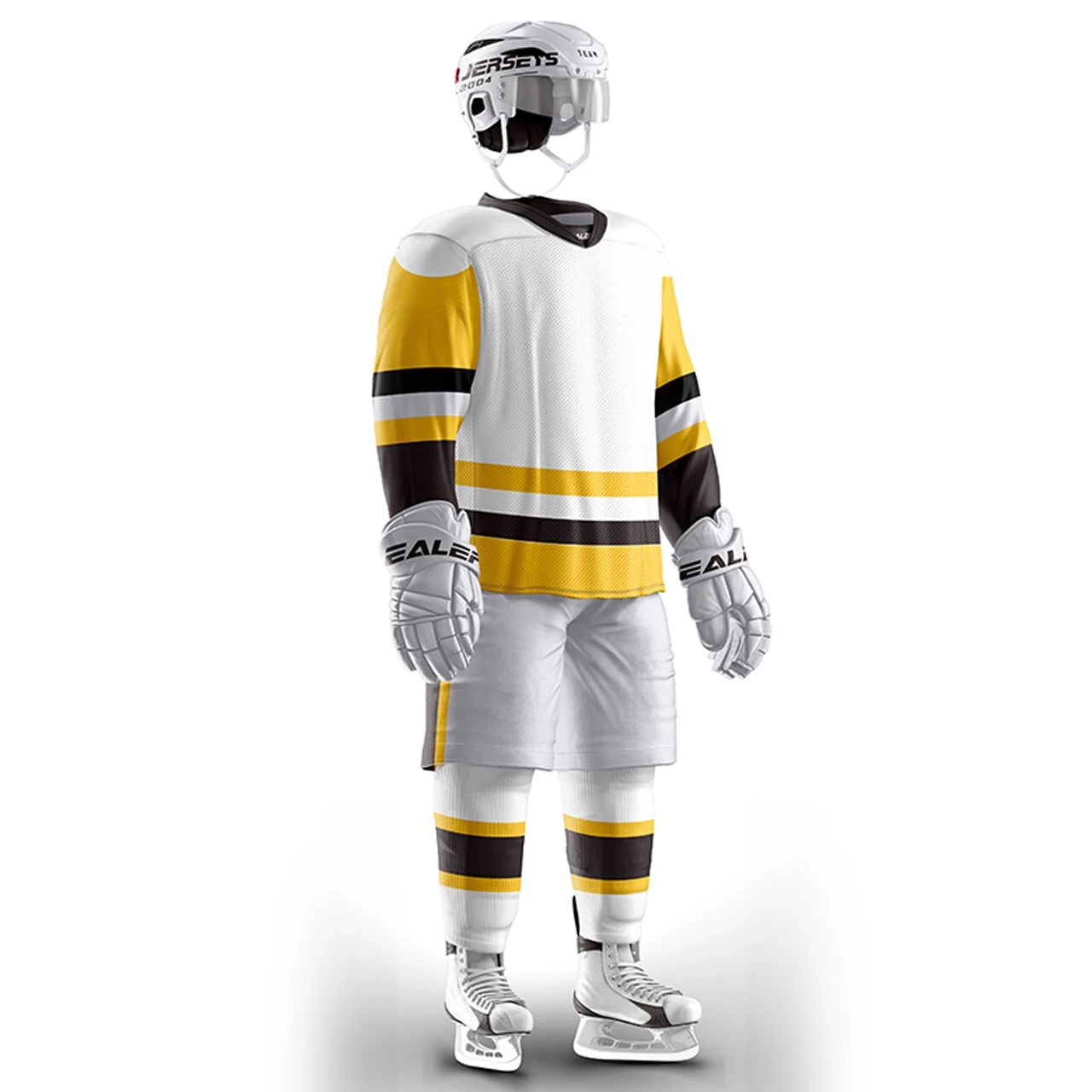 Струи Дешевые дышащие пустой тренировочный костюм хоккейный свитер индивидуальные E081