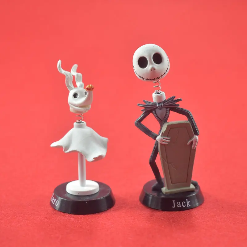 6 шт./лот Кошмар перед Рождеством Джек Аниме рис игрушки мультфильм модель