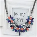 Bijoux Femme Collier Золотой цветной многослойный Блестящий массивный нагрудник Чокеры Колье-чокер для женщин Бохо ювелирные изделия Kolye