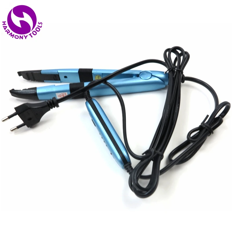 HARMONY 5 Pieces RED Color Heat Keratin Pre-Bonded Fusion Hair Extensions tools MINI Temperature control Hair Connector