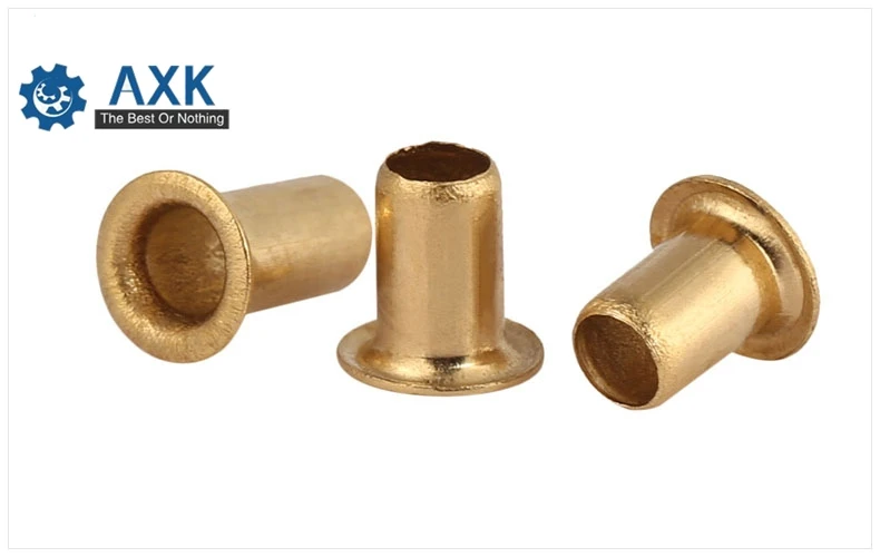 Copper Hollow Rivet Nuts