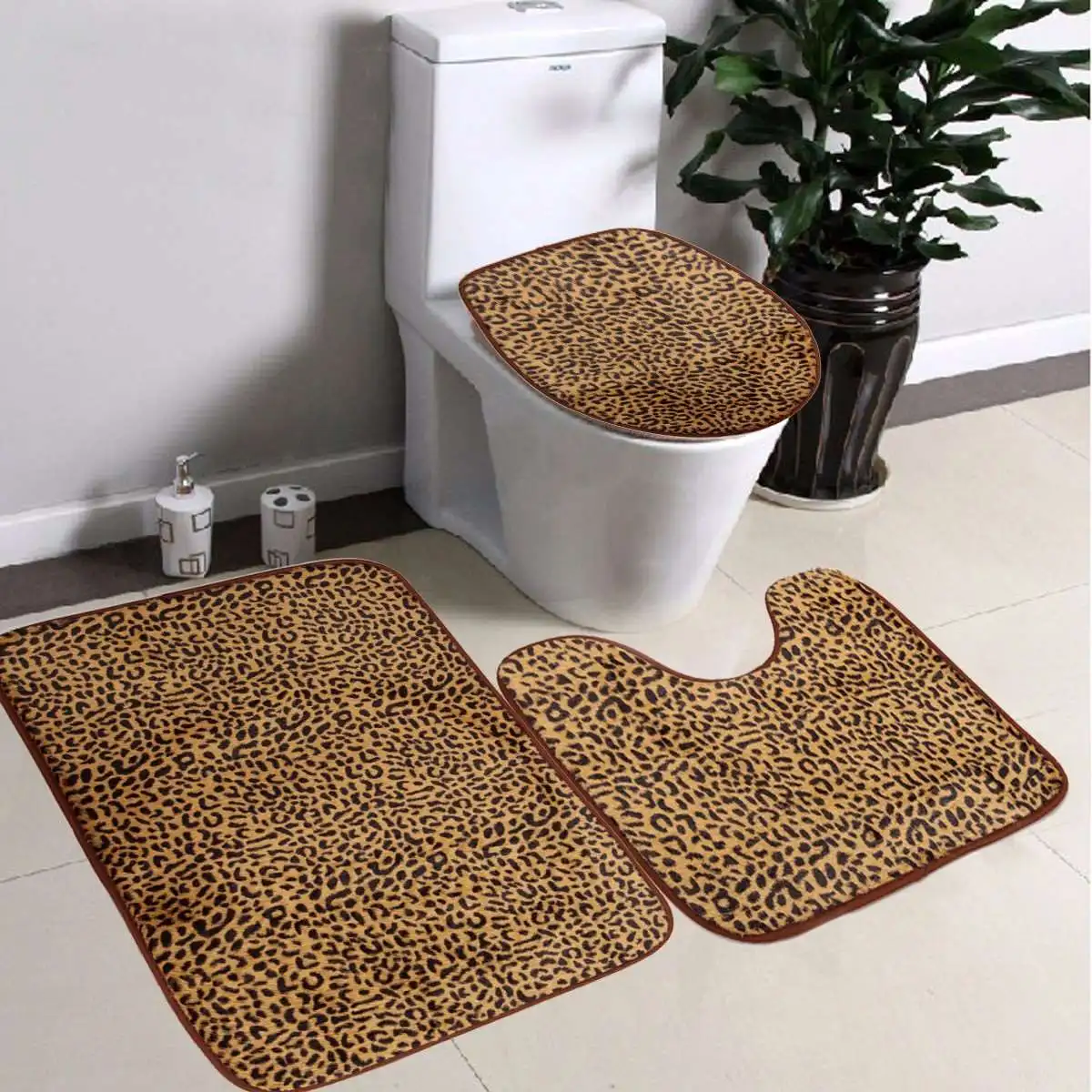 Animal Print Bathroom Rugs My Web Value Leopard Print Bathroom Rugs Chc Homes Set Design Inspirations A1houston Com