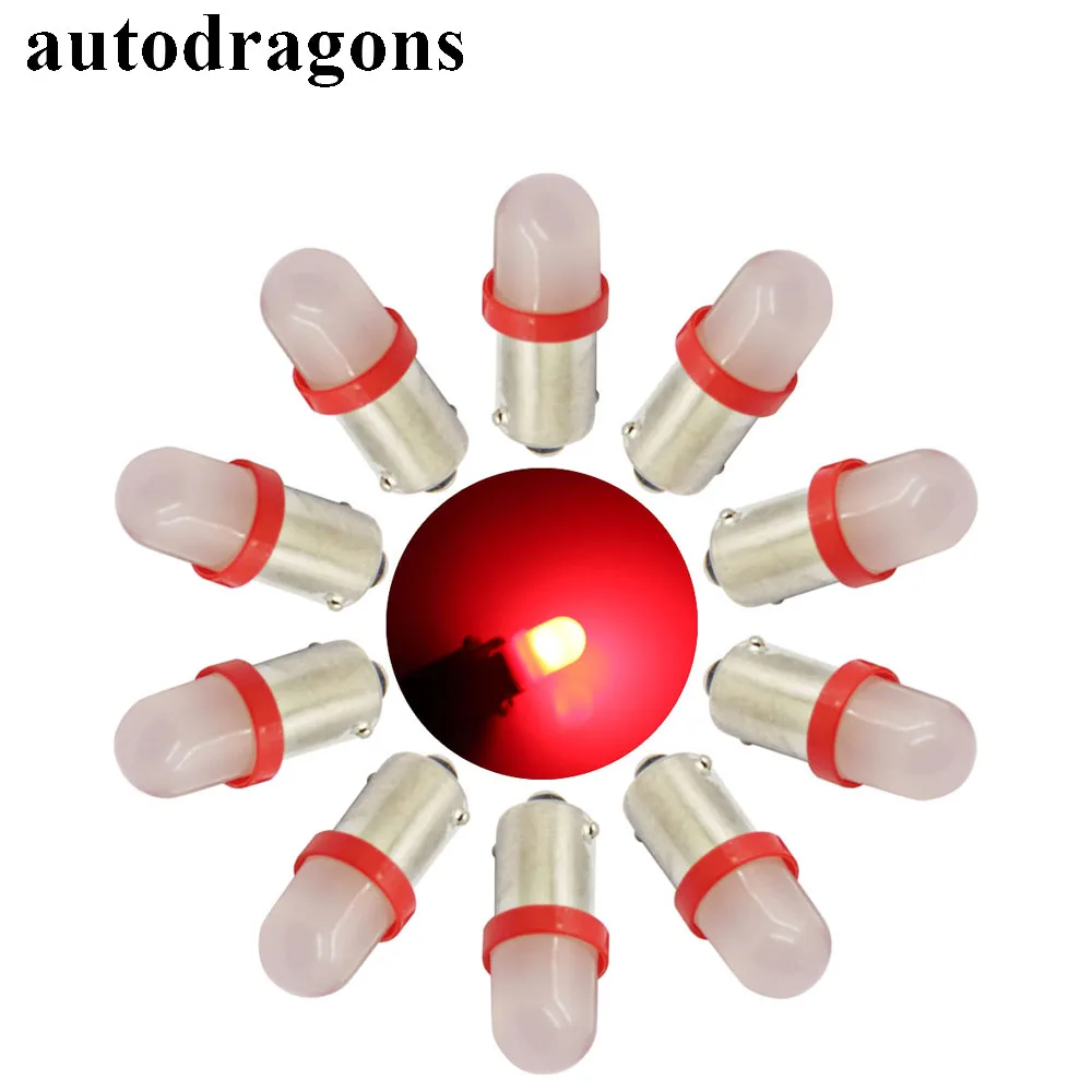 Autodragons 100x #1893 #44 #47 #1847 BA9S 1SMD светодиодный светильник пинбол лампа 6 3 в красного