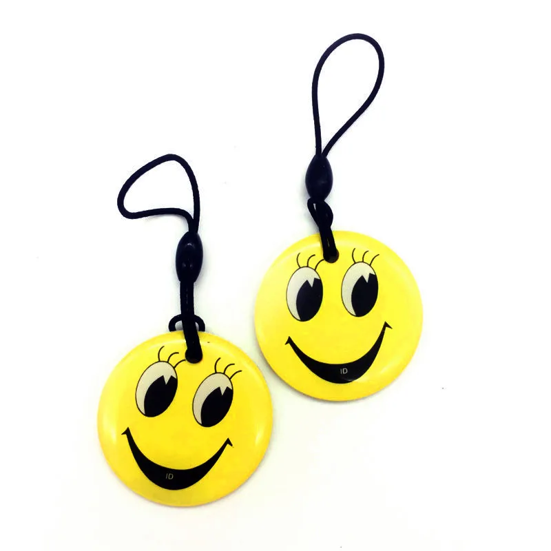 

10pcs 125KH T5577/T5557 Access Control Card Keyfob RFID Tag Tags Sticker Key Fob Token Ring Proximity Chip