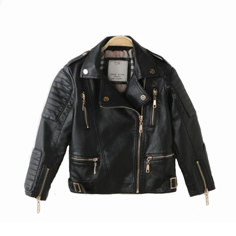 Niñas Chaquetas Cuero De La Motocicleta - Compra lotes