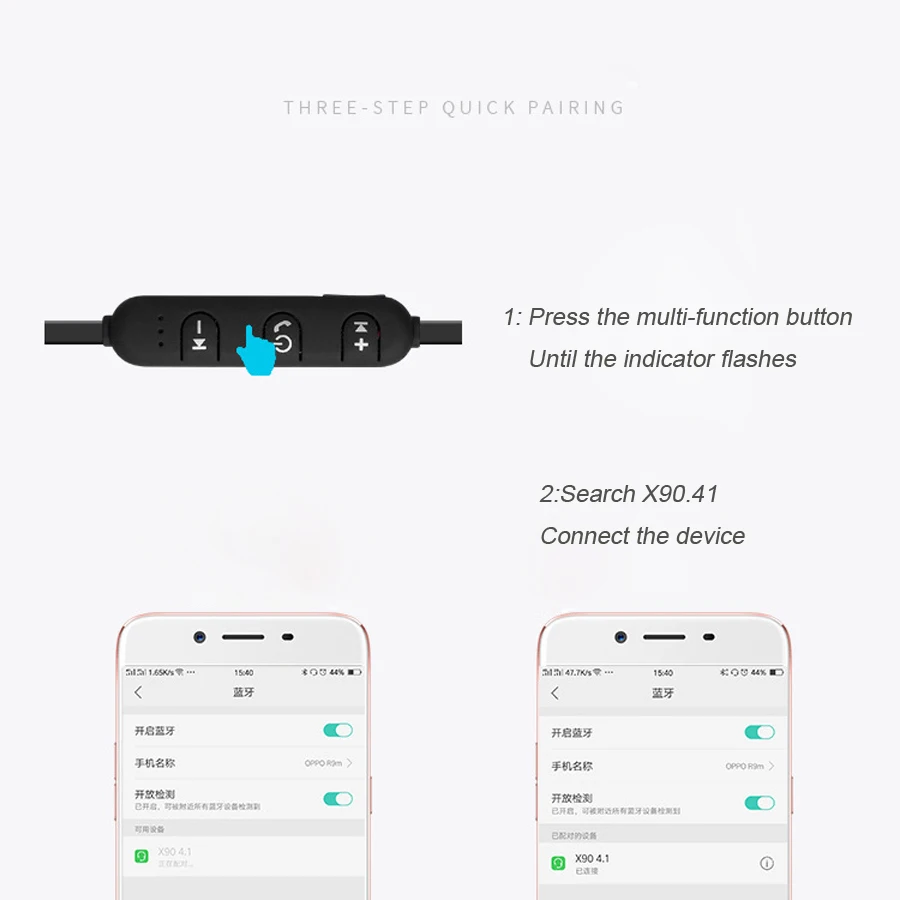 Sport Bluetooth Earphone Wireless Earbuds With Mic Hifi Bluetooth Headset Headphones For Mobile phone kulakl k auriculares