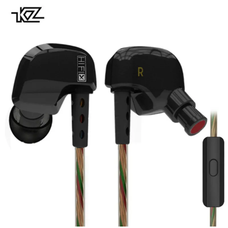 KZ HD9 в ухо наушники HiFi спортивные медный проводок 3D тяжелый бас Заушное крепление