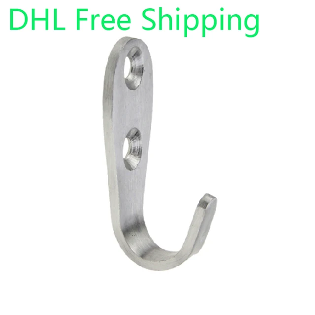 Dhl Free Shipping 100pcs Lot 304 Steel Single J Shape Wall Coat Rack Dhl Free Shipping 100pcs Lot 304 Steel Single J Shape Wall Coat Rack Bath Accessories