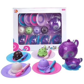 

21Pcs Children Pretend Play Toy Cloud Pot Party Dining Set Children Kitchen Pretend Play Toys Birthday Gift 2019