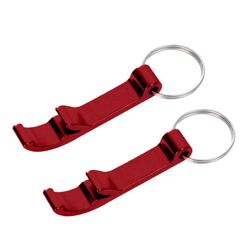

2Pcs Creative Color Beer Opener Beer Opener Opener Keychain Holder Tool Professional