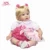 NPK 50 cm Corpo de Silicone de Vinil Boneca de pano macio Do Bebê Adorável Lifelike Bonecas Menina Miúdo Da Criança Do Bebê Bebe Reborn Bonecas bonecas