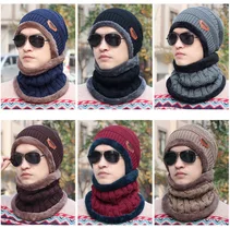 New Fashion Hats Men Winter Wool Ski Hat scarf Set Head hooded Cap Earmuffs Head Caps Male beanie mask balaclava gorro masculino