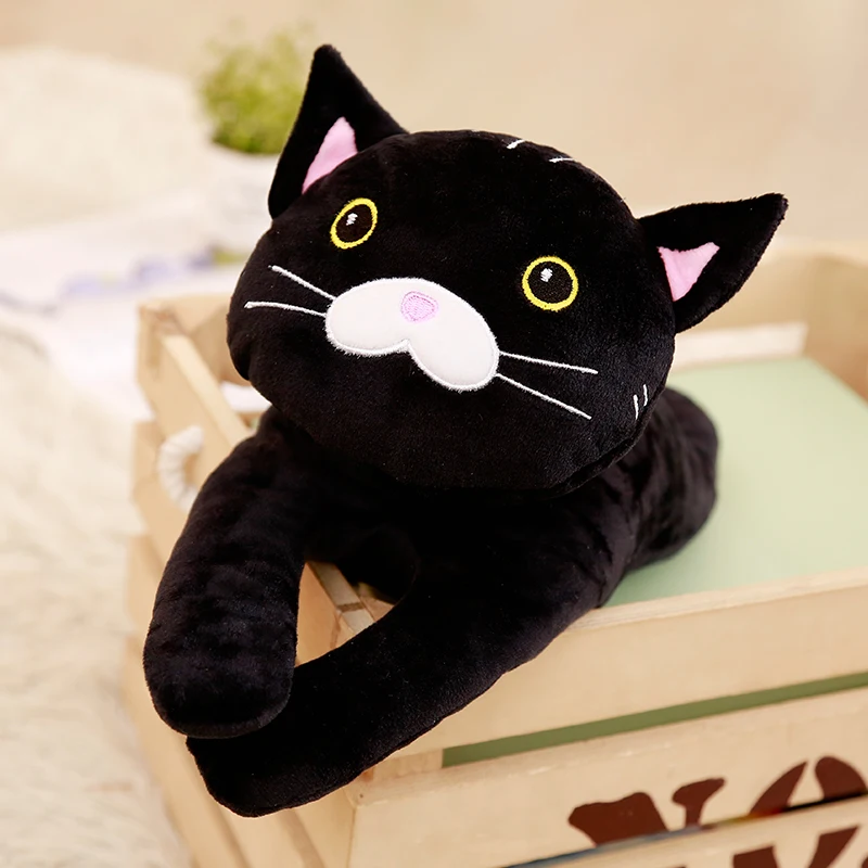 black cat stuffed toy