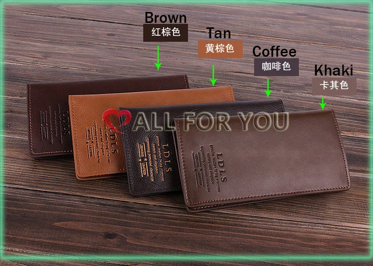 New arrival high quality 100 genuine leather wallet men wallet and