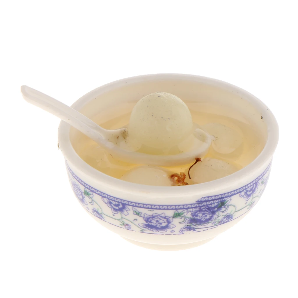 1/12 dollhouse miniatures Chinese Food kitchen accessories Great for your dolls house dining table decoration Kitchen Toys
